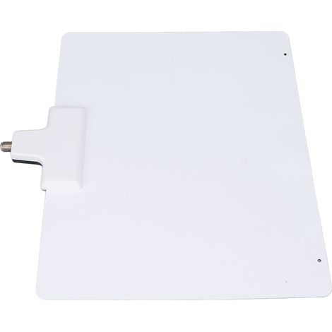 Antenne TV intérieure LAN-1041 290 mm x 230 mm x 0,5 mm avec amplificateur pour une portée de 80 km (50 miles) et compatible avec les téléviseurs HD 720p, 1080p et 4K. (1/5)