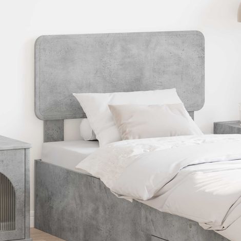 Tête de lit-Panneau de lit Gris béton 80 cm Bois d'ingénierie 536447 (1/5)