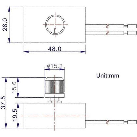 Variateur de lampe de bureau rotatif de remplacement 240 V CA 300 W, variation progressive de l'intensité lumineuse, interrupteur (1/5)