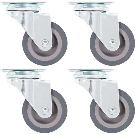 4 roulettes pivotantes, 50 mm (1/5)