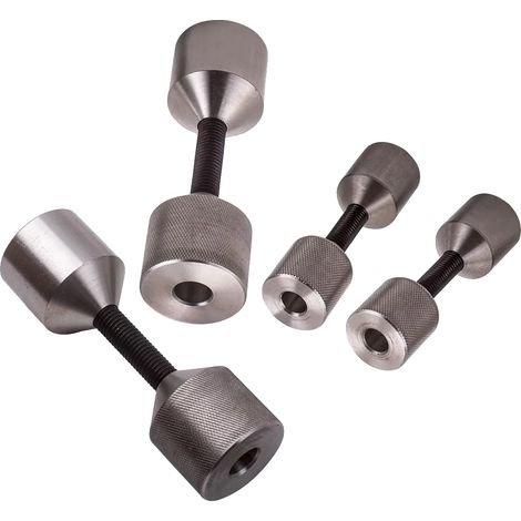 Pasadores de dos orificios con brida, diámetro de 1-1/8 pulgadas, diámetro de 1-5/8 pulgadas, compatibles con orificios para pernos de 3/8 a 1.0 pulgadas, compatibles con orificios para pernos de 1/2  (1/5)
