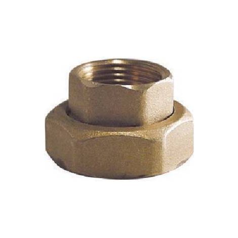 2 x CODOLO F SEDE PIANA CON CALOTTA PER CIRCOLATORI + GUARNIZIONE Misura: 3/4F x 1"1/2