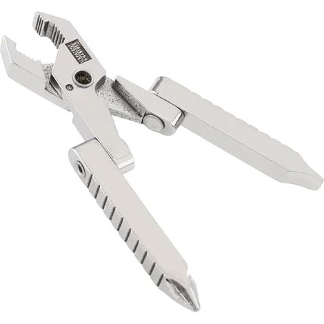 Mini Pince Multifonction de Poche, 6 en 1 Porte Clef Outils Pliable, Tournevis EDC pour Randonnée, Camping et Cadeau (1/4)