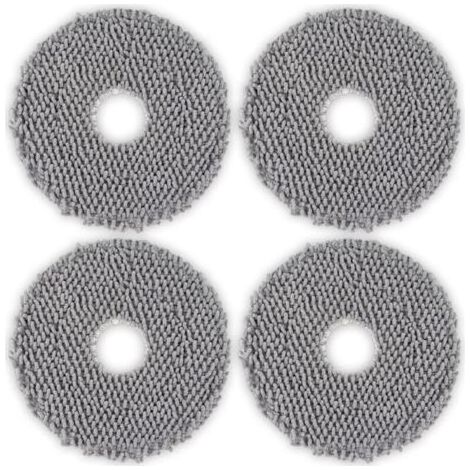 (4 pièces) Lingettes de rechange pour balai Plus 505 Combo, compatibles avec les robots laveurs de sols Plus 505 Combo et Plus 405 Combo, accessoires de nettoyage (1/4)