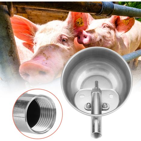 Abreuvoirs automatiques en acier inoxydable pour porcelets (1/5)