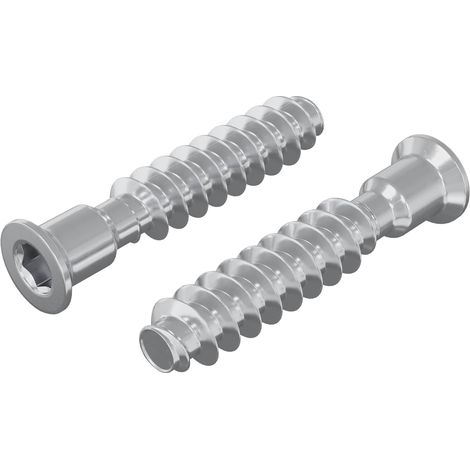 Vis à tête cap 2 pcs Argenté M7 x 40 mm Acier