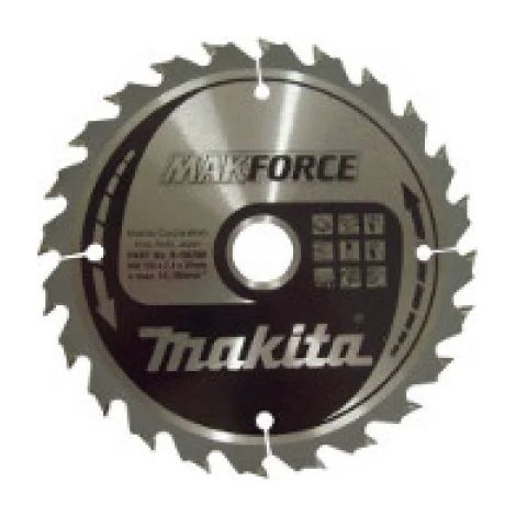 Lama MakForce per Legno per Seghe Circolari Makita art. B-08159 Tipo CSM16510E F.20 Z10 Taglio Grossolano D. mm. 165