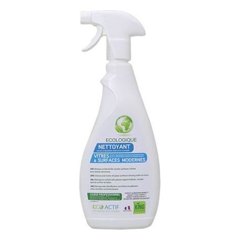 Nettoyant Vitres ecolabel Rechargeable ECOACTIF - Sans Traces - Miroirs & Surfaces - Flacon 750ml (1/2)