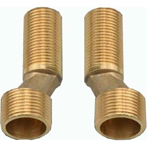 Robinet Mitigeur Baignoire-Douche en Laiton Réglable – Raccord G1/2 à G3/4 – Entraxe Ajustable 134-166 mm – Résistant à la Corrosion (1/2)
