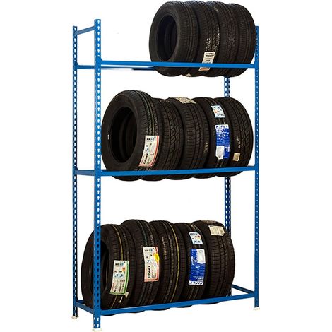 Simonrack Scaffale metallico blu 3 ripiani 90 kg (1/5)