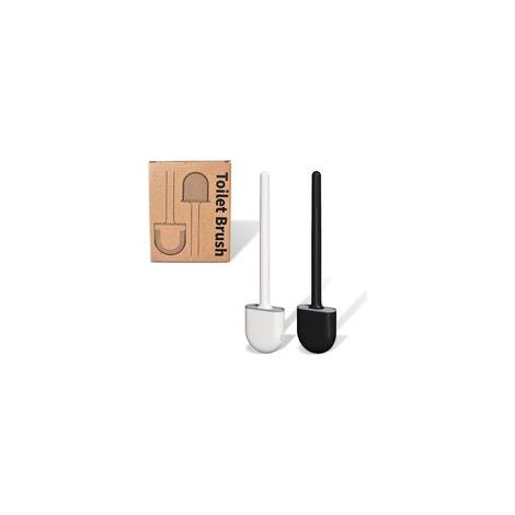 Brosse WC Toilette Silicone Plate Paquet de 2, Balai WC et Supports, Brosse Balayette Wc Suspendu, Séchage Rapide Kit de Brosse Nettoyage de Salle Bain (1/5)