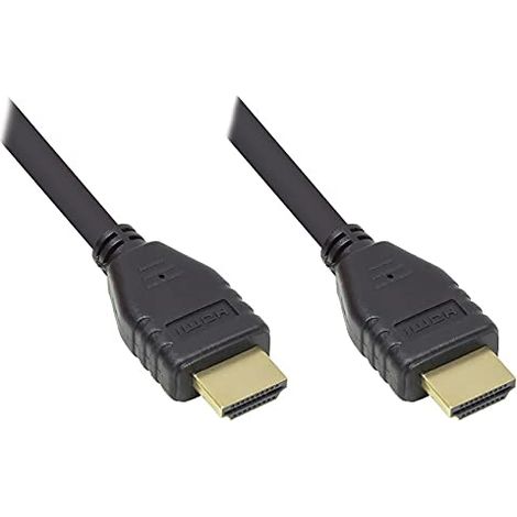 Maxtrack HDMI Cavo Spina HDMI-A, Spina HDMI-A 3.00 m Nero C 215-3 L UHD 4K, Cavo HDMI (1/4)