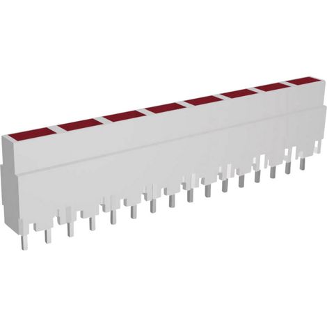 Signal Construct ZALW 080 LED-Reihe 8fach Rot (L x B x H) 40.8 x 3.7 x 9 mm (1/2)