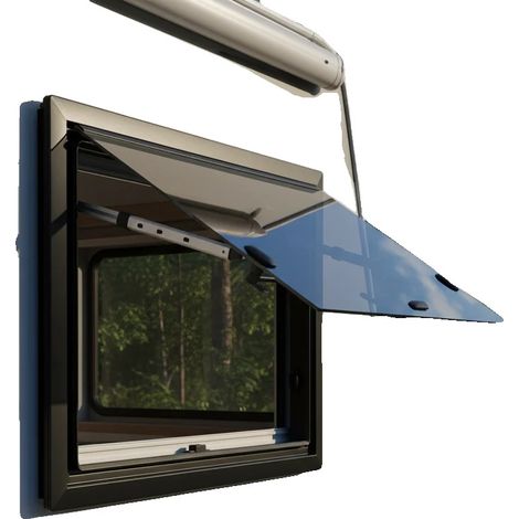 Fenêtre latérale de camping-car, alliage d'aluminium, verre de 4 mm, angle d'ouverture de 65°, épaisseur d'installation de 30-80 mm, taille 65 cm x 50 cm (1/5)
