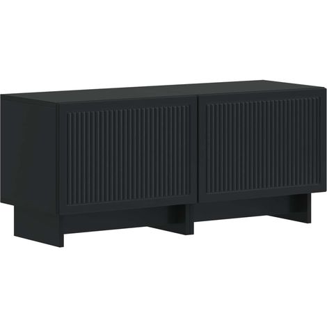 Mueble de TV Negro Madera de ingeniería vidaXL (1/5)