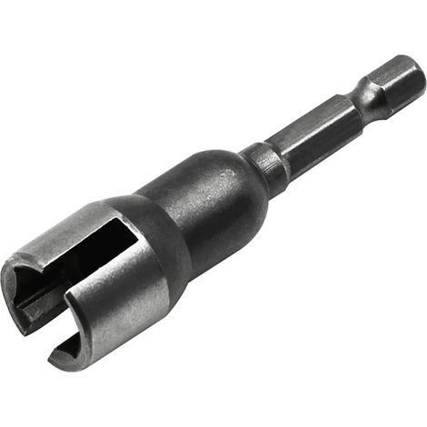 Clé à douille pour boulons à ailettes rainurés, clé à douille pour visseuse électrique, douille à embout hexagonal pour trou en papillon, 1 pièce (1/5)