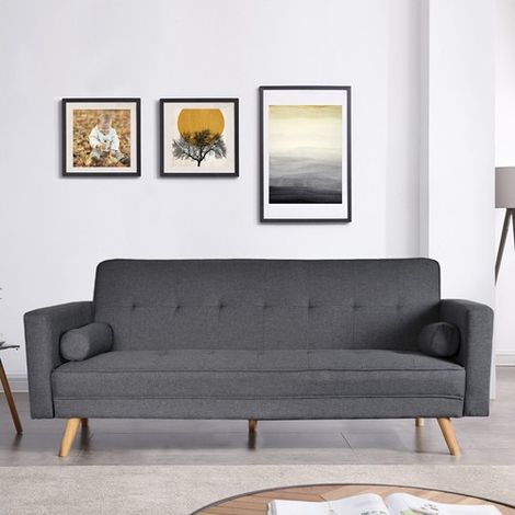 INARI Schlafsofa Grau/ 208x74x86 cm (1/3)