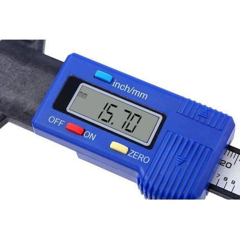 Jauge de Profondeur Numérique de Pneu Jauge Caliper Fibre de Carbone pour Auto Moto Vans Camions 40141563 (1/4)