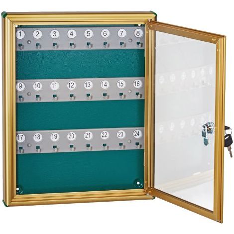 BACHECA PORTA CHIAVI cm 29 x 5 x h.37 - bronzo