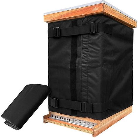 Winter Bee Hive Wrap pour 8 et 10 cadre Hives réglable Beehive Wrap Beekeeping accessoires 600D Oxford Insulated housse (1/5)
