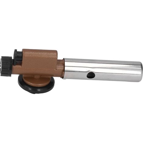 Chalumeau de soudure haute température, flamme réglable inversible, pistolet à gaz pour cuisine et grillades (1/5)