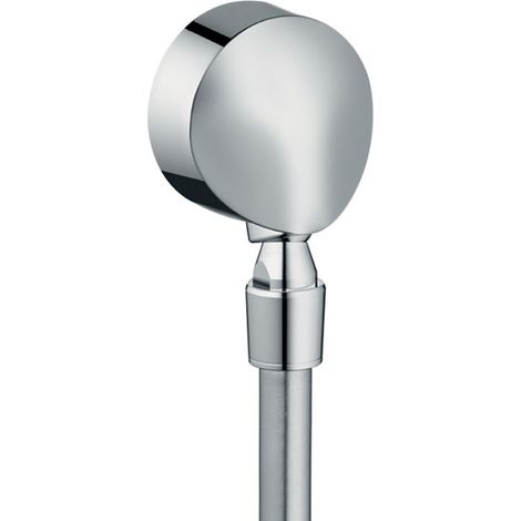 Hansgrohe - Wandanschluss Fixfit E mit Rückflussverhinderer und Kugelgelenk, verchromt 27505000 (1/3)