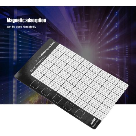 Beyamis Tapis magnétique portable K-888 à mémoire de forme pour vis et outils de réparation (1/5)