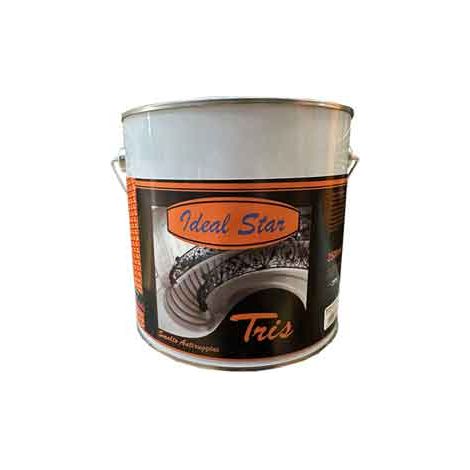 SMALTO ANTIRUGGINE IN SECCHIO 'TRIS' IDEAL STAR 2,5 lt - Nero - IDEAL STAR