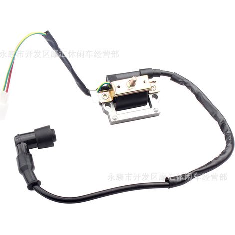 Off-road motorcycle ATV four-wheel beach go-kart 50CC-120CC high voltage coil CDI ignition coil with bracket (1/5)
