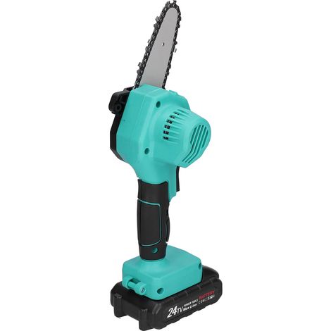 4-Zoll-Elektrokettensäge, wiederaufladbar, Mini-Elektrokettensäge, tragbares elektrisches Gartengerät, EU-Stecker 100–240 V (1/5)