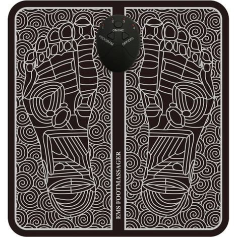 Filiyano-Tapis de massage des pieds EMS (stimulateur musculaire électrique vibrant) pour soulager la douleur et favoriser la relaxation - 05700