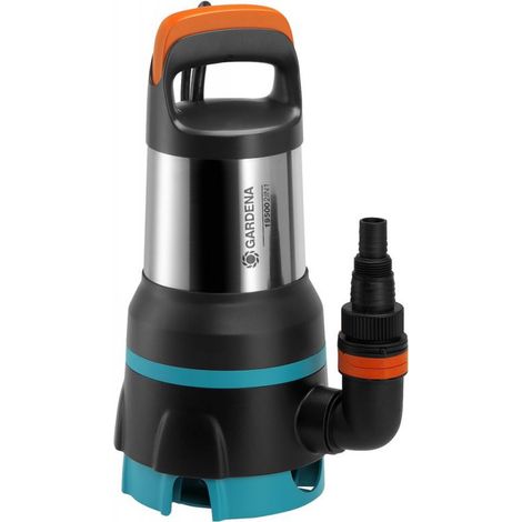 FP – Pompe submersible 860W pour eaux claires et usées – Débit 19500 l/h – Hauteur de refoulement 9,7 m – Câble 10 m H07 RN-F - 09049-61 (1/8)