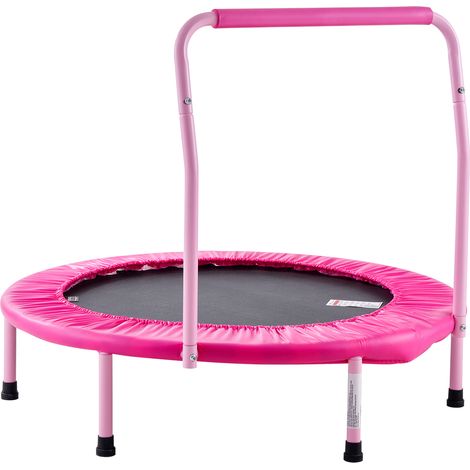 Mophorn Trampolín para niños de 36 pulgadas: ideal para divertirse en interiores y exteriores, plegable con asa, regalo de cumpleaños para mayores de 3 años (1/5)