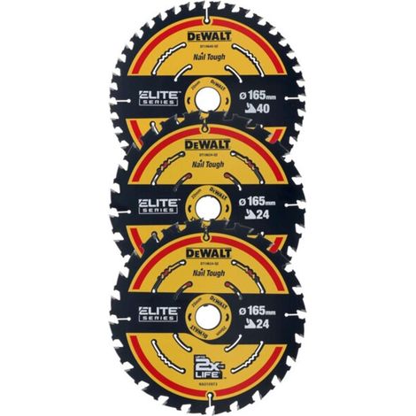 DeWALT - 3-teiliges Sägeblatt-Set DT10397 (1/2)