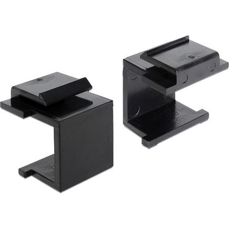 Protección de caja modular - DeLOCK - Negro - Paquete de 4 - Duradero - Práctico