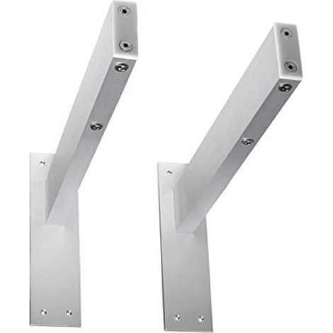 Châssis en aluminium pour montage mural – Supports de fixation en aluminium et acier – Dimensions L 8 x P 50 x H 30 cm – Pour Foxydry Air 120/150 (1/4)