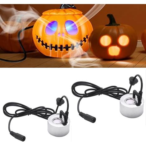 2 Set Vaporisateur à ultrasons pour Brumisateur, Humidificateur, Mist Maker, Industriel Incubateur 24V NéBuliseur Atomiseur Brumisateur pour Halloween, NoëL (Prise européenne) (1/5)