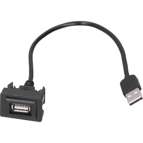 CHICIRIS Automatisches USB-Ausgangskabel-Ladegerät, ABS-Verlängerungskabel-Adapter für Kfz-Steckdosen, einfache Installation und flexibles Design für vielseitige Anwendung.