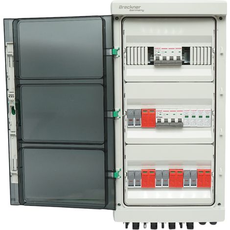 Quadro con fusibile di protezione da 380 V per impianti fotovoltaici DC/AC da 10-20 KW con 4 stringhe (1/5)