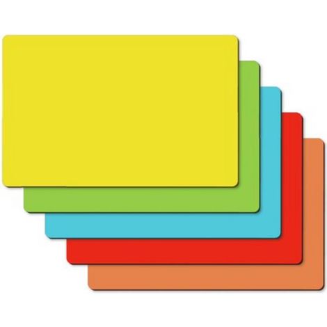 Sigel Nota adesiva, memo MU103 15 cm x 10 cm Blu, Giallo, Verde, Arancione, Rosso 25 pz. (1/5)