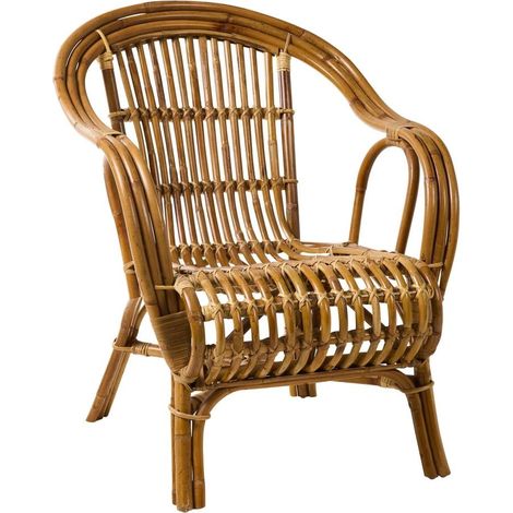 Poltroncina da esterno in rattan midollino Viviane (1/4)