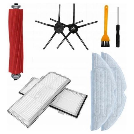 SET DE CEPILLOS FILTROS MOPAS PARA ROBOROCK S7 / S7 MAXV / S7 MAX CALIDAD ULTRA