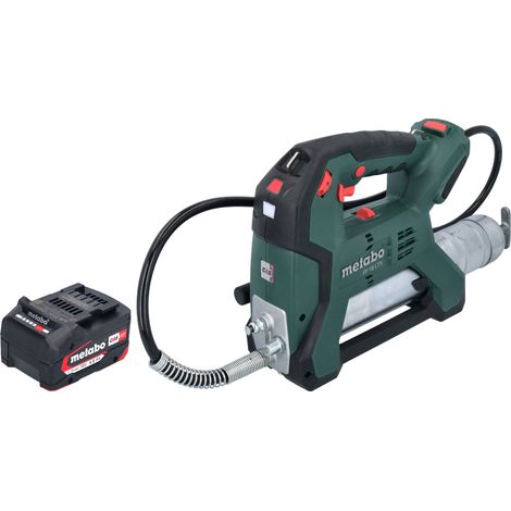 Pompe à graisse sans fil Metabo FP 18 LTX 18 V 690 bar + 1 batterie 4,0 Ah - sans chargeur (1/5)
