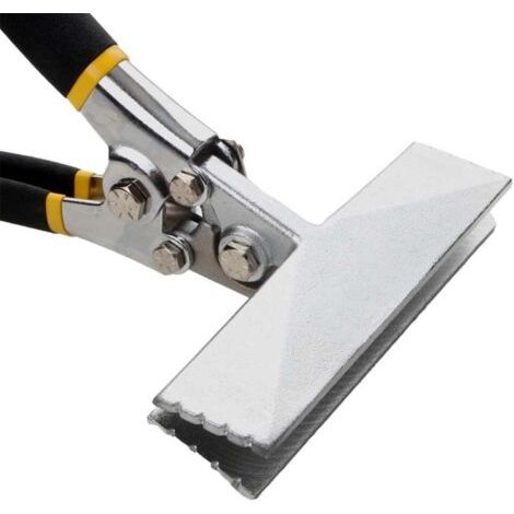 Pince à Plier Les Tôles 6" 15,2 cm, Outil Multifonctionnel de Cintrage de Tôle Droite, Cintreuse à Tôles Pince à Sertir avec Poignée Antidérapante (1/3)