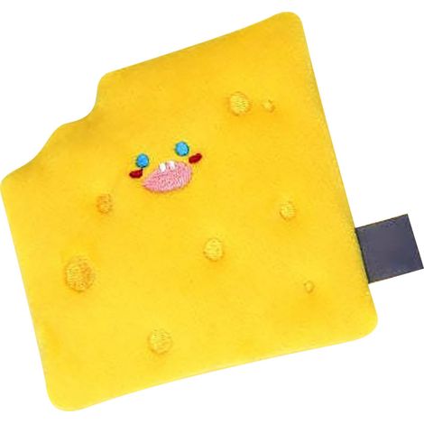 Lustiges, käseförmiges Quietschpapier für Hunde, Puzzle, weiches Plüschtier für Welpen, Geräuschspielzeug für Hunde und Welpen (1/5)