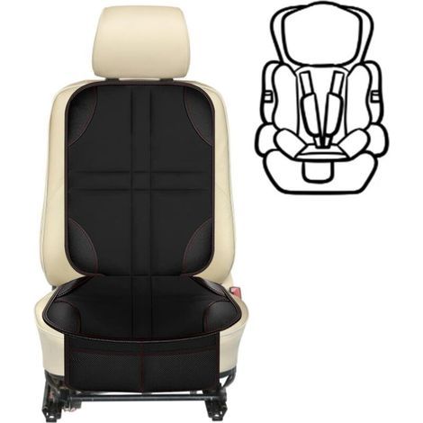 Housse de siège auto compatible, imperméable et antidérapante avec 2 poches de rangement, housse de siège universelle imperméable en Oxford, convient aux SUV, Berlin, sécurité (1/5)