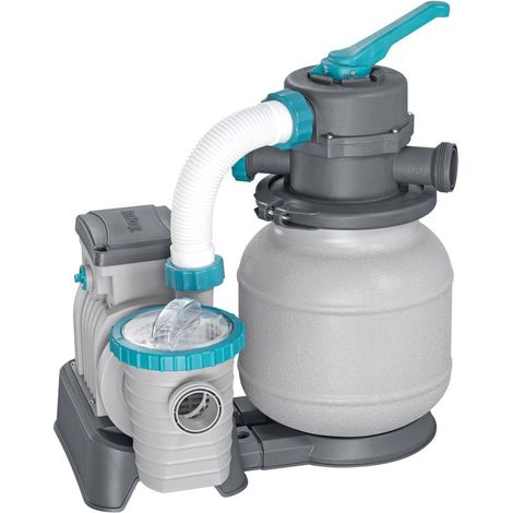 Bestway Pompe de filtration à sable pour piscine hors sol 6 056 L/h
