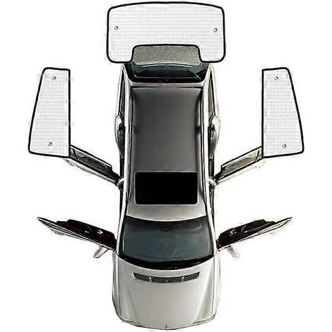 Pare-soleil intégral pour voiture Great Wall Haval F7 2019-2023 - Accessoires anti-UV pour pare-brise et vitres - Protection solaire - Visière 2022-2021 - Pare-soleil arrière (1/5)