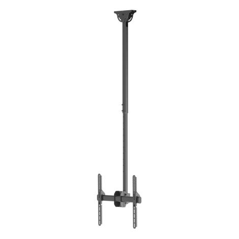 Tooq - supporto da soffitto per monitor/tv lpce1155tsli-b - da 32" a 55" - girevole, inclinabile, estensibile - nero
