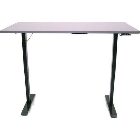 Elektrisch höhenverstellbarer Schreibtisch 160x80 Arbeitstisch Tischgestell 0/02 (1/5)